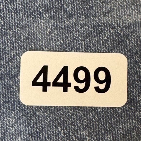 Zara Jeans Womens 6 Blue The Marine Straight Wide Leg High Rise Fray Hem Stretch - Picture 9 of 9